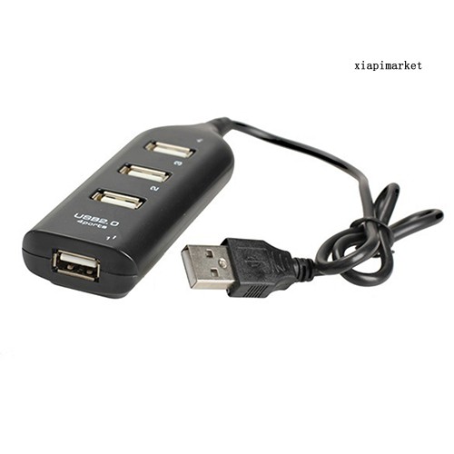 Hub Chia 4 Cổng Usb 2.0 Tốc Độ Cao Cho Laptop Pc