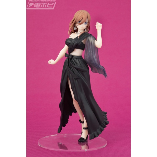 Mô Hình Chính Hãng Anime Gotoubun no Hanayome ∬, Nhà Có 5 Nàng Dâu, Nakano Miku, Kyunties, Bandai Spirits