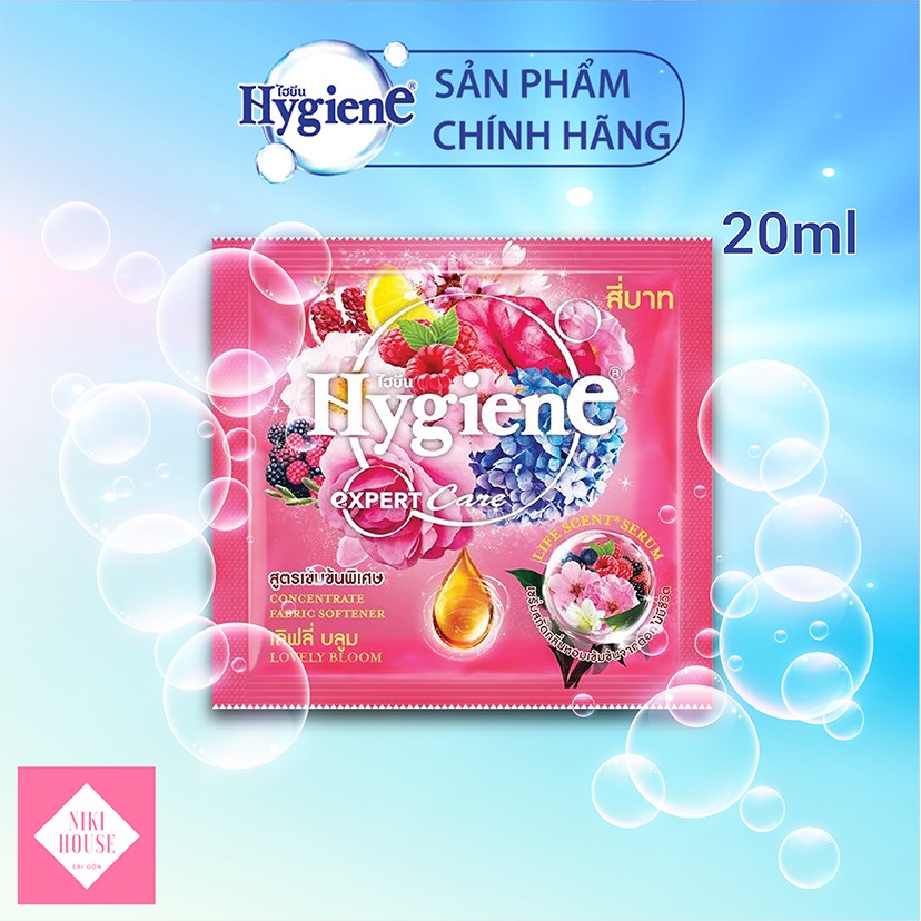 [GIÁ SỈ] Dây Nước Xả Vải Đậm Đặc Thái Lan HYGIENE (12 túi 20ml)