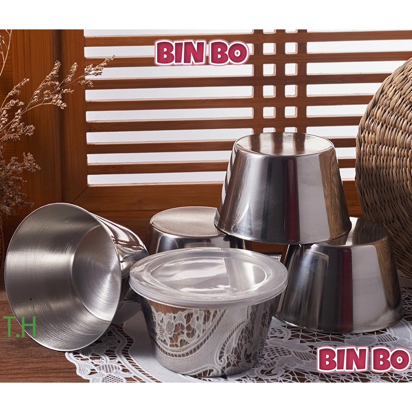 Khuôn bánh flan bằng inox 304 có nắp