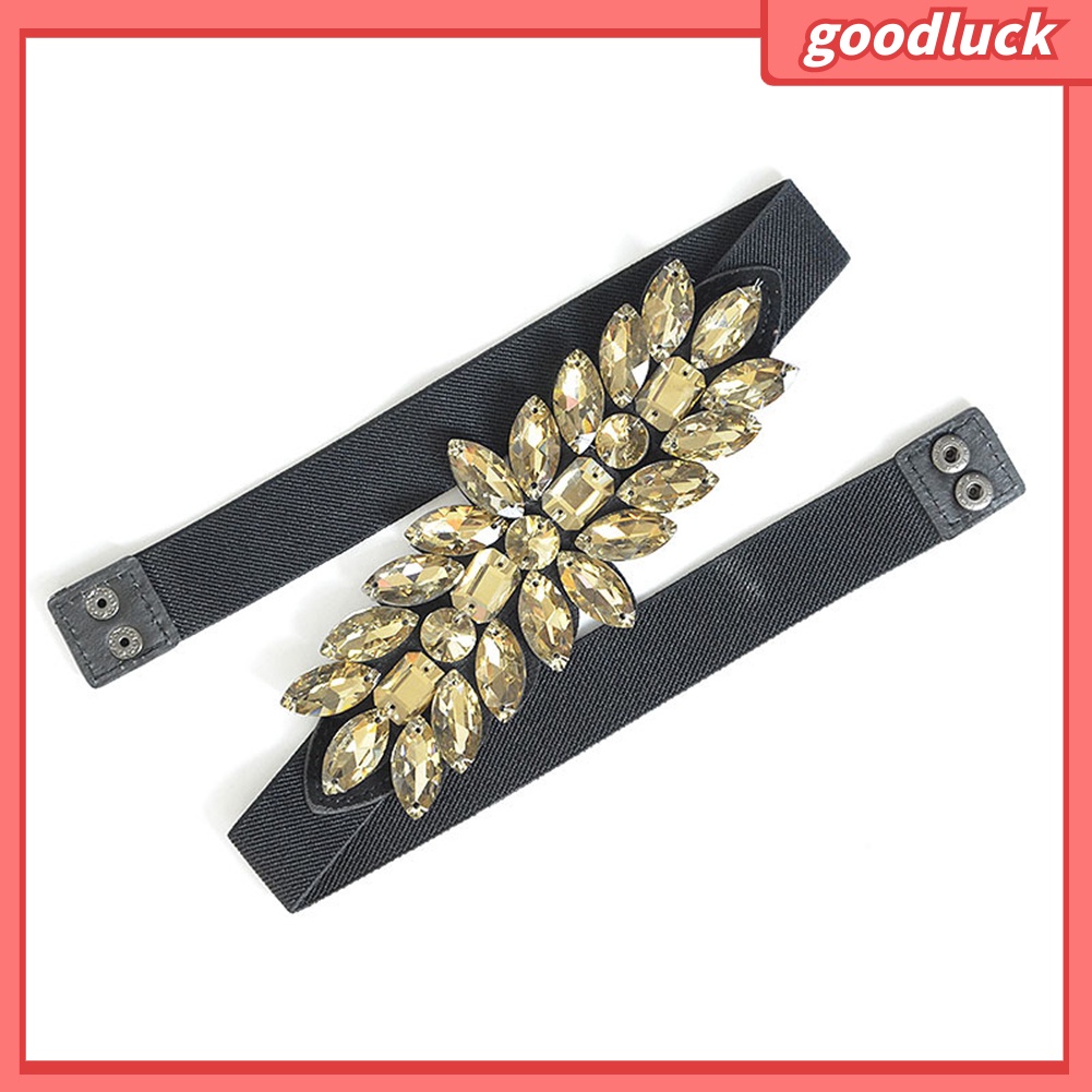Thắt lưng co giãn đính đá cho nữ