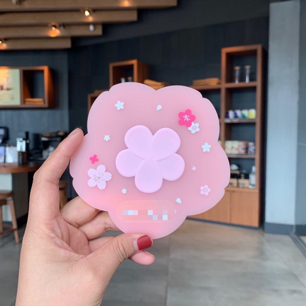 1 Tấm Lót Cốc Cà Phê Họa Tiết Hoa Thời Trang Dễ Thương Bắt Mắt