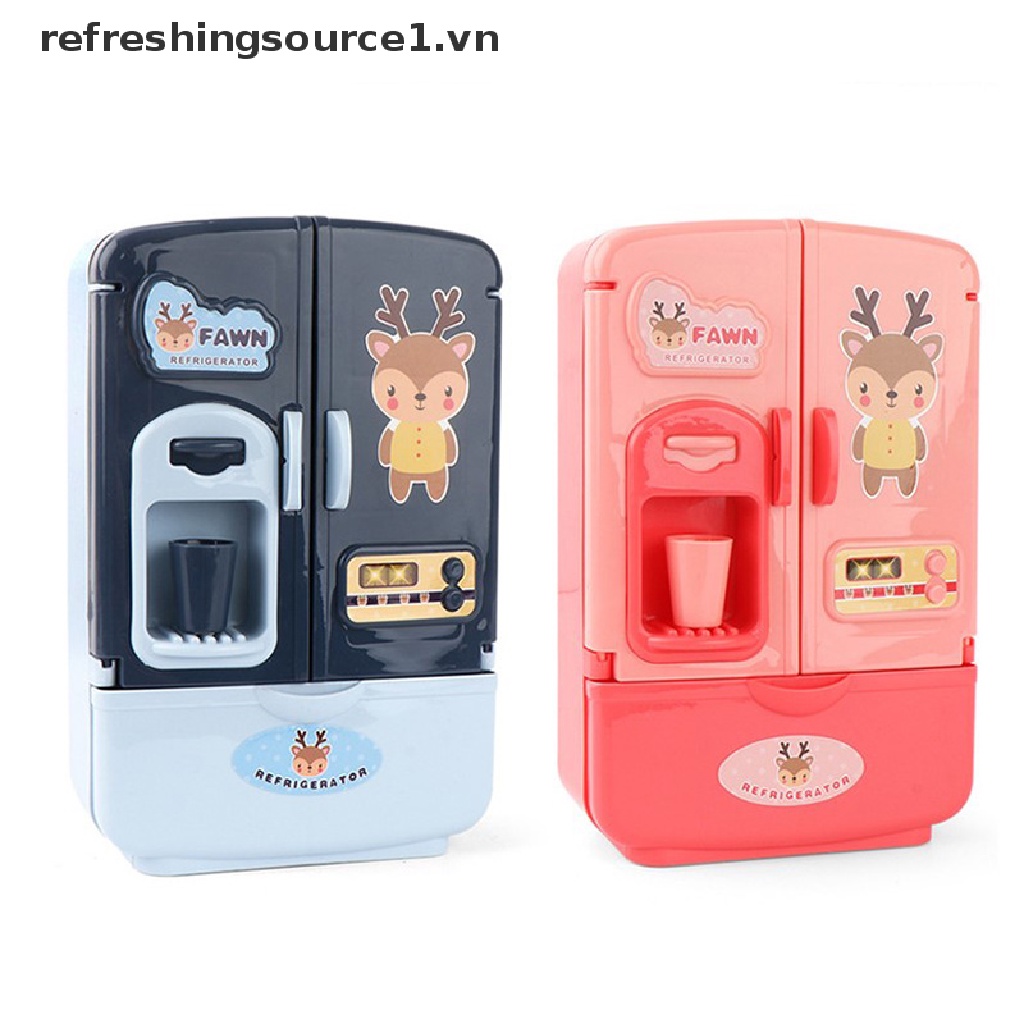 1 Đồ chơi trẻ em tủ lạnh nhà bếp mini cho bé