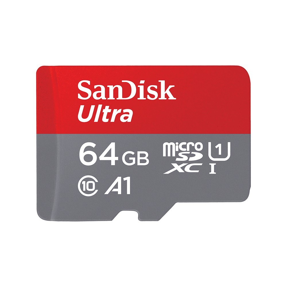 Thẻ nhớ MicroSDXC SanDisk Ultra A1 32GB / 64GB / 128GB / 256GB 800x U1 120MB/s - Không Adapter (Xám)