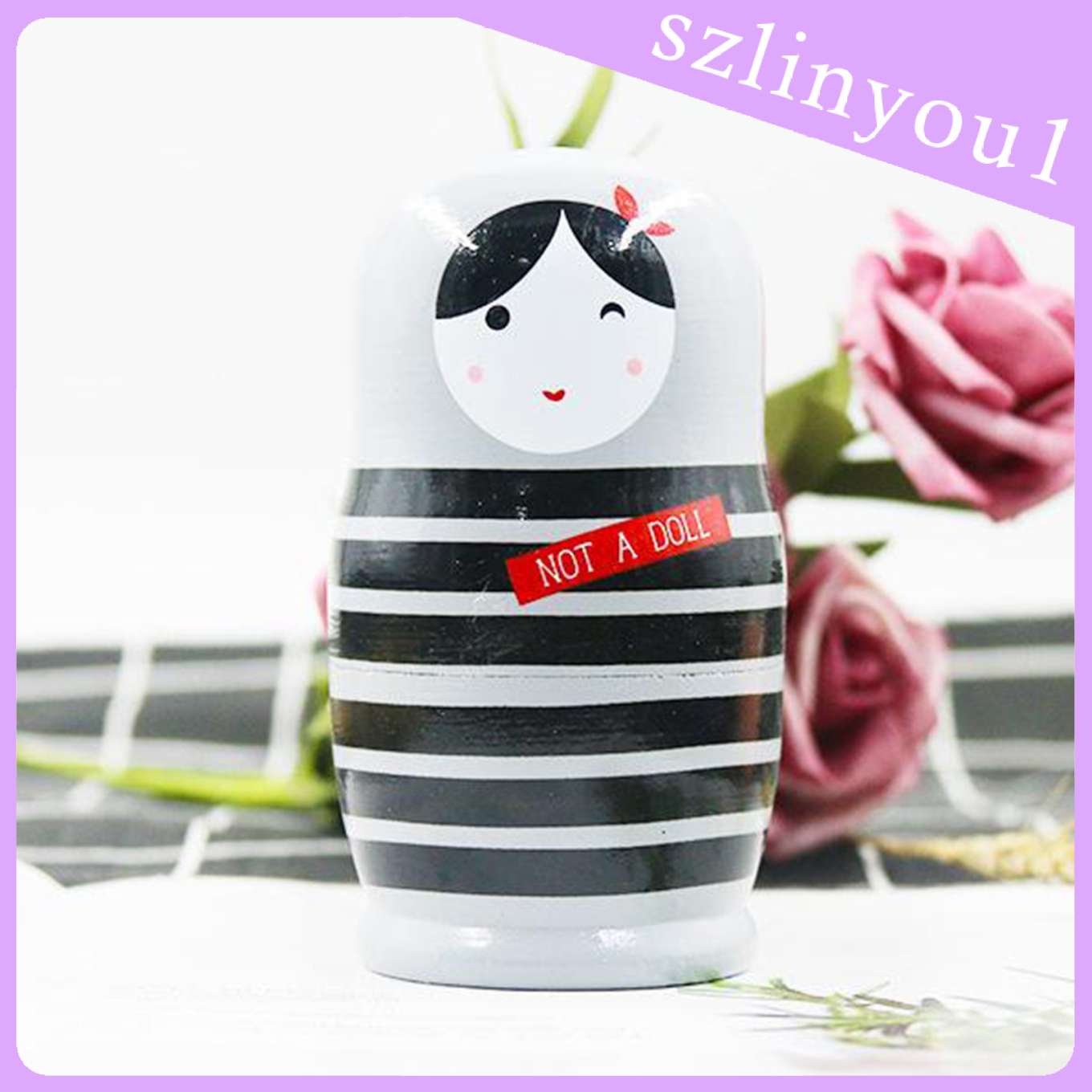 Bộ 5 Búp Bê Nga Matryoshka Bằng Gỗ