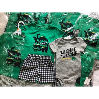 Set 3 món Carter nguyên móc bé trai