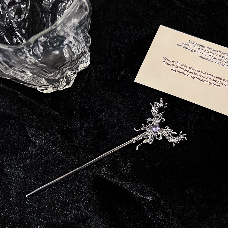 Trâm Cài Tóc Cổ Trang Hình Bướm Chất Liệu Kim Loại Cao Cấp Phong Cách Trung Hoa