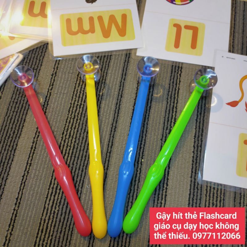 Gậy Hít Thẻ Flashcard - Giáo Cụ Dạy Học Đồ dùng dạy học