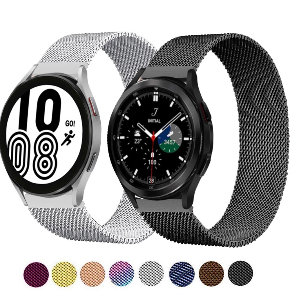 Dây Đeo Từ Tính Cho Đồng Hồ Thông Minh Samsung Galaxy Watch4 44mm 40mm For Galaxy Watch 4 Classic 46mm 42mm For Active2 40mm 44mm