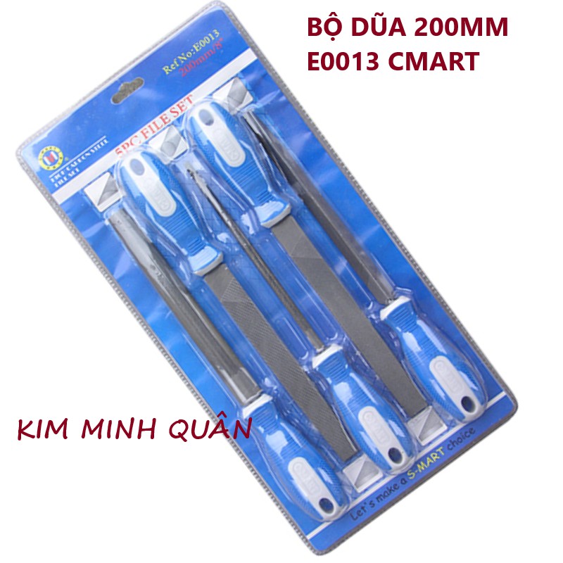 Bộ Dũa 5 Cây 200mm/8&quot; E0013 CMART