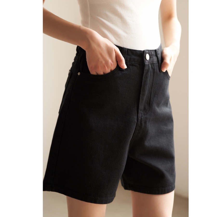 Quần Lửng Ngố Kaki Lưng Cao, Quần Short Mùa Hè Form Ullzang Có Bigsize 70kg(KKN)