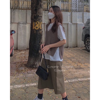 Áo gile len trơn 005