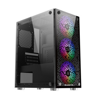 Vỏ Case 2 Mặt Kính Cường Lực Xigmatek NYX – Không Kèm Fan