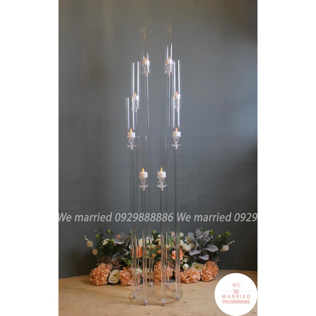 Dẫn lối mika 8 đầu đế tròn - AD055