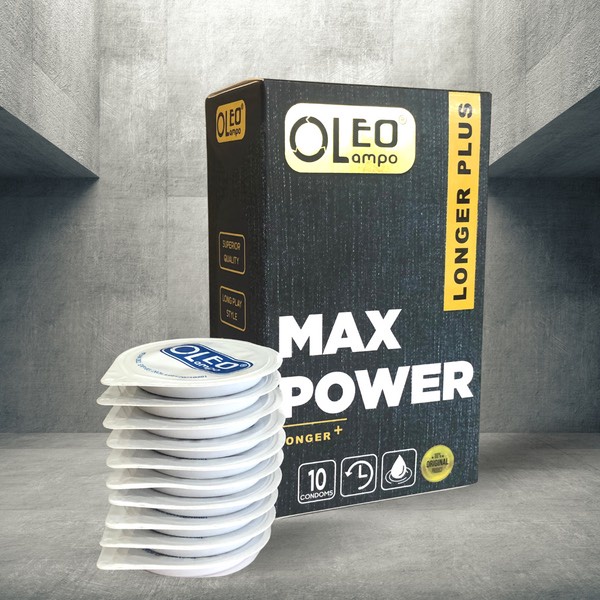 Bao cao su gân gai kéo dài thời gian cao cấp OLeo Lampo Max Power 10 Bao