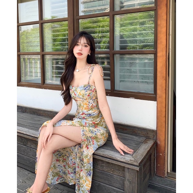 Order 15 ngày- Đầm vạt xéo hai dây