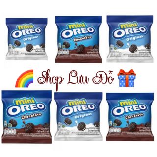Bánh Oreo mini nhân vani / socola 20.4 gr nhập khẩu Indo