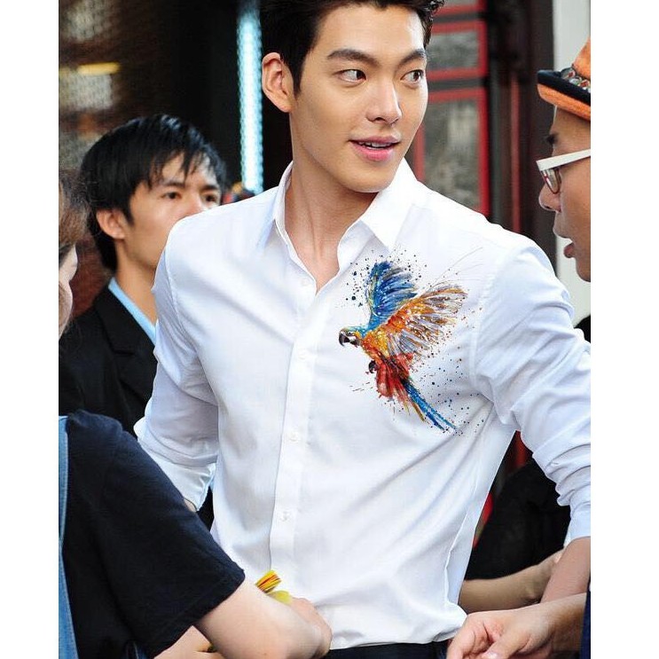 Áo sơ mi nam họa tiết cổ bẻ dài tay chất đẹp, chống nhăn, chống sù, chống bay màu shop