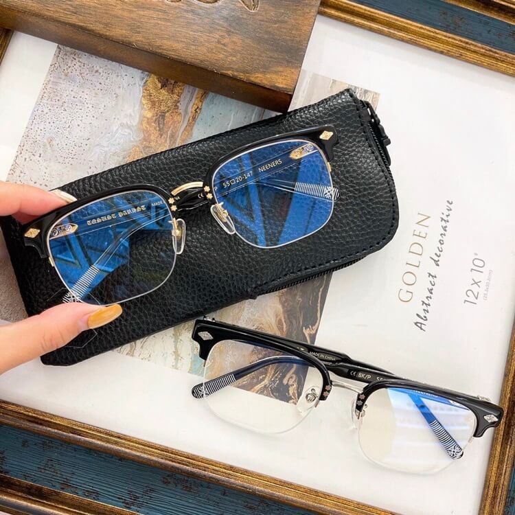 Gọng Kính Cận Nam, C.HROME, Kính cận, Kèm Full Box, Bảo Hành 12 tháng - donghokinhmat168