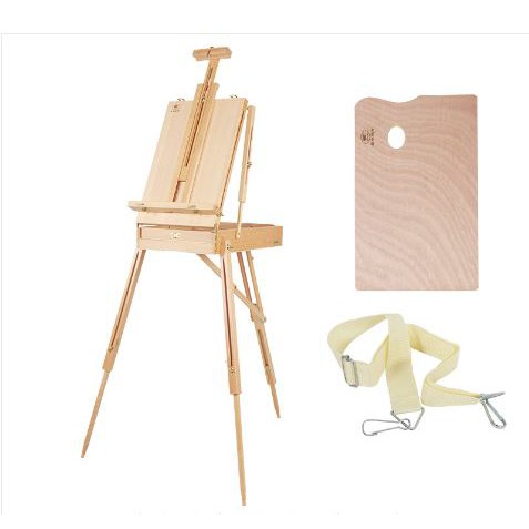 Giá vẽ gỗ dạng vali , giá vẽ chuyên nghiệp