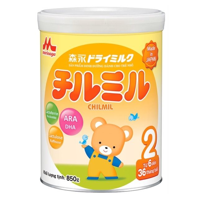 (mẫu mới date t2/2023) sữa morinaga số 2 850gram