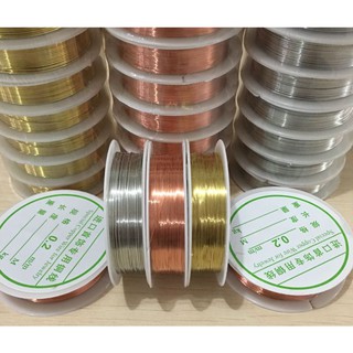 Cuộn Dây Đồng Màu Vàng/Bạc Dùng Làm Trang Sức Diy