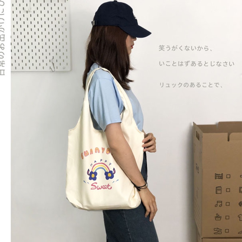 Túi tote trơn vải đeo chéo đi học canvas mềm giá rẻ LOT STORE TX791