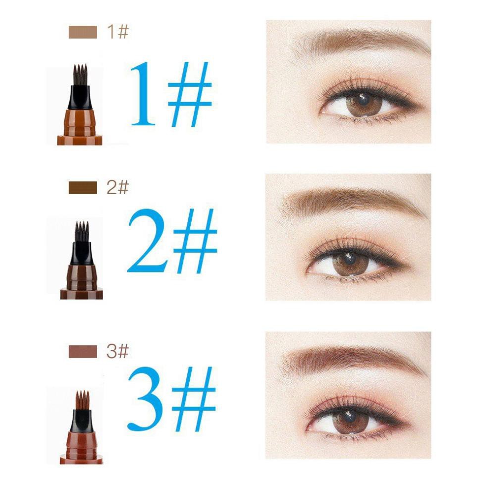 [CHÌ KẺ LÔNG MÀY] Chì kẻ lông mày phẩy sợi 4D chống trôi siêu thực AiYi cao cấp lên màu sắc nét dễ tẩy trang | BigBuy360 - bigbuy360.vn
