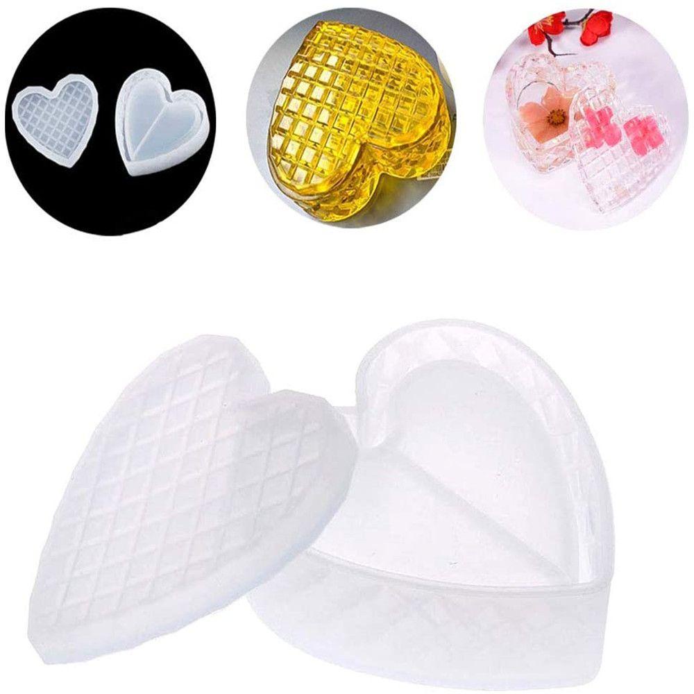 KUNHEV Khuôn Làm Hộp Đựng Đồ Hình Trái Tim|Keo Dán Chất Lượng Cao Chuyên Dụng
