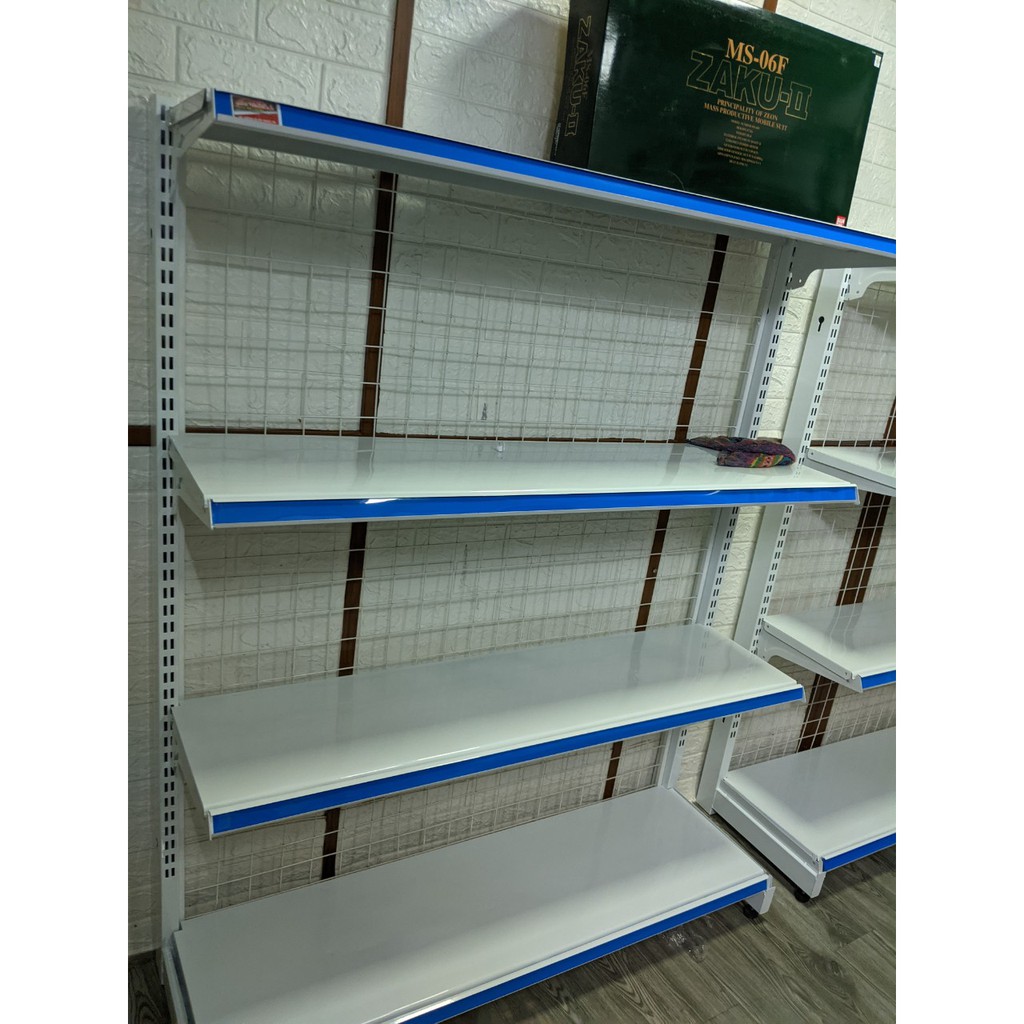 Kệ siêu thị đơn trưng bày C1500x Rộng 350x Dài 900(mm)