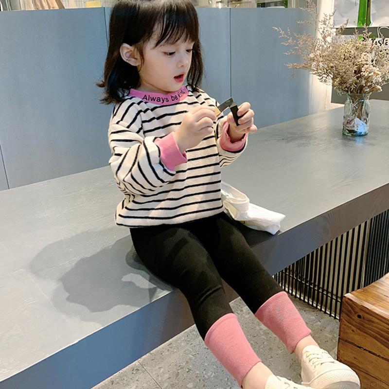 Quần legging màu trơn phong cách Hàn Quốc đáng yêu cho bé gái 3-8 tuổi