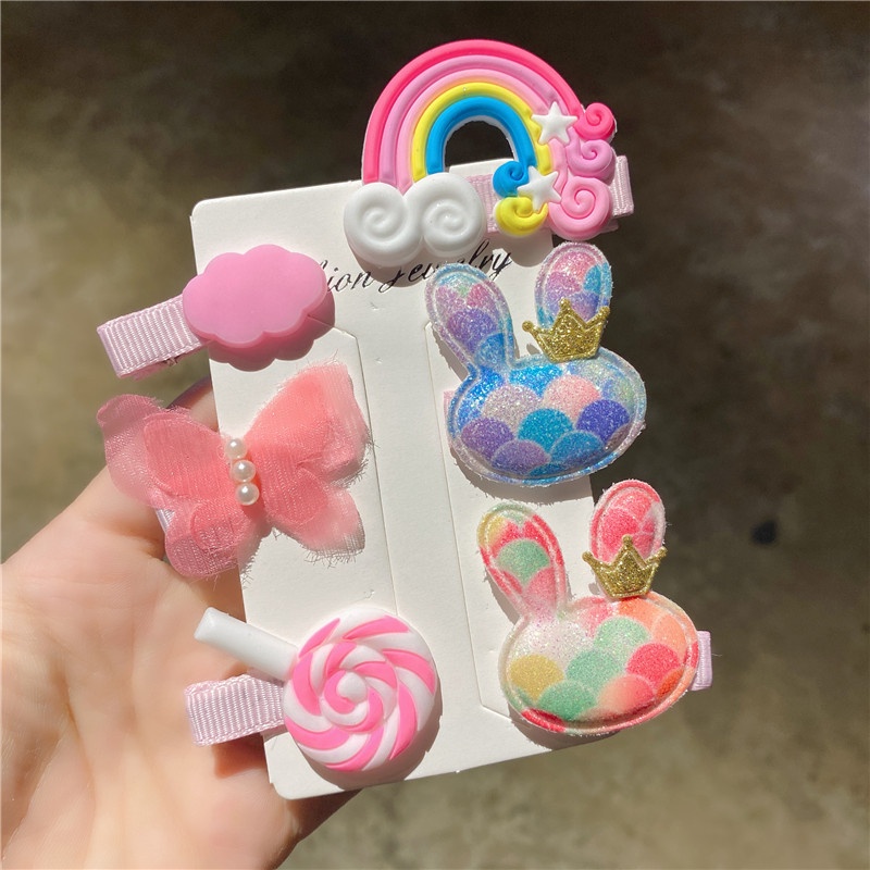 Kẹp Tóc Kiểu Công Chúa Dễ Thương Xinh Xắn Thời Trang 2022 Dành Cho Bé Gái