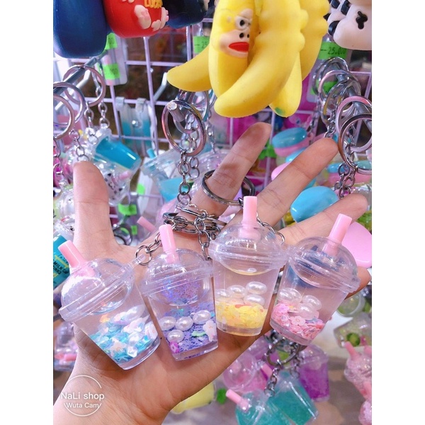 MÓC KHOÁ LY NƯỚC treo balo chìa khoá