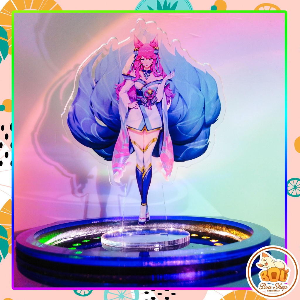 Tượng đứng Standee Liên Minh Huyền Thoại Acrylic Mica Game LOL - Hộp đèn