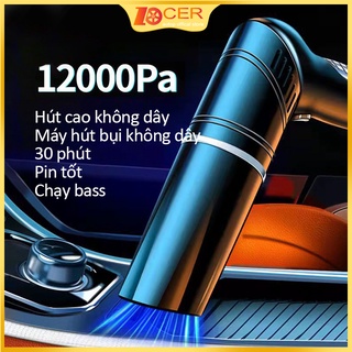 Máy hút bụi cầm tay ZOCER 12000Pa không dây lực hút mạnh cho xe hơi