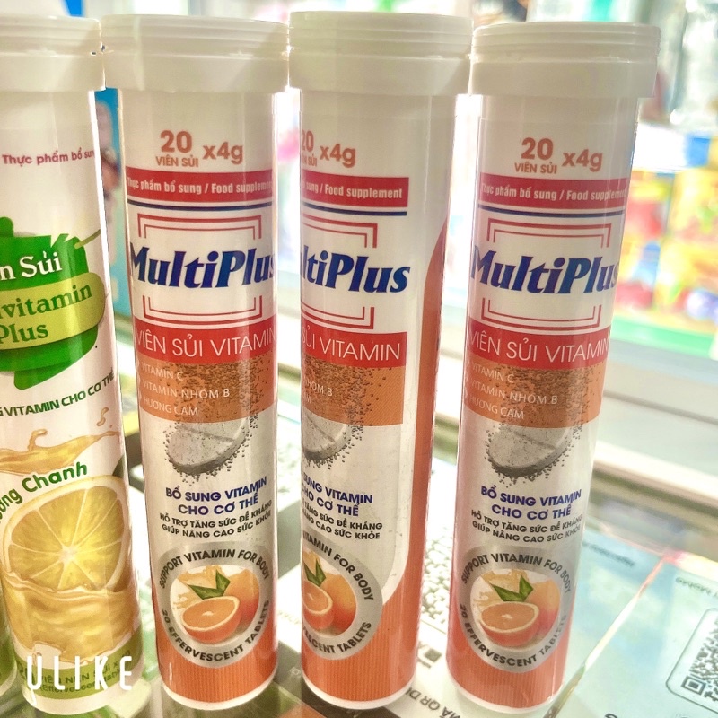 Cmulti VitaminC Cam Chanh sủi tăng đề kháng - tuyp 20 viên