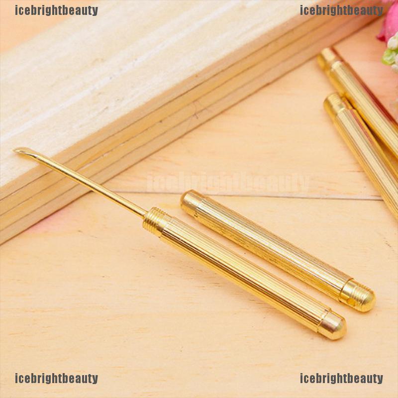 Dụng Cụ Lấy Ráy Tai Bằng Vàng Gấp Gọn Tiện Lợi