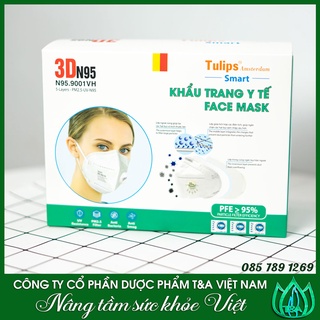 Khẩu trang y tế 3DN95 (có van) -  Face Mask