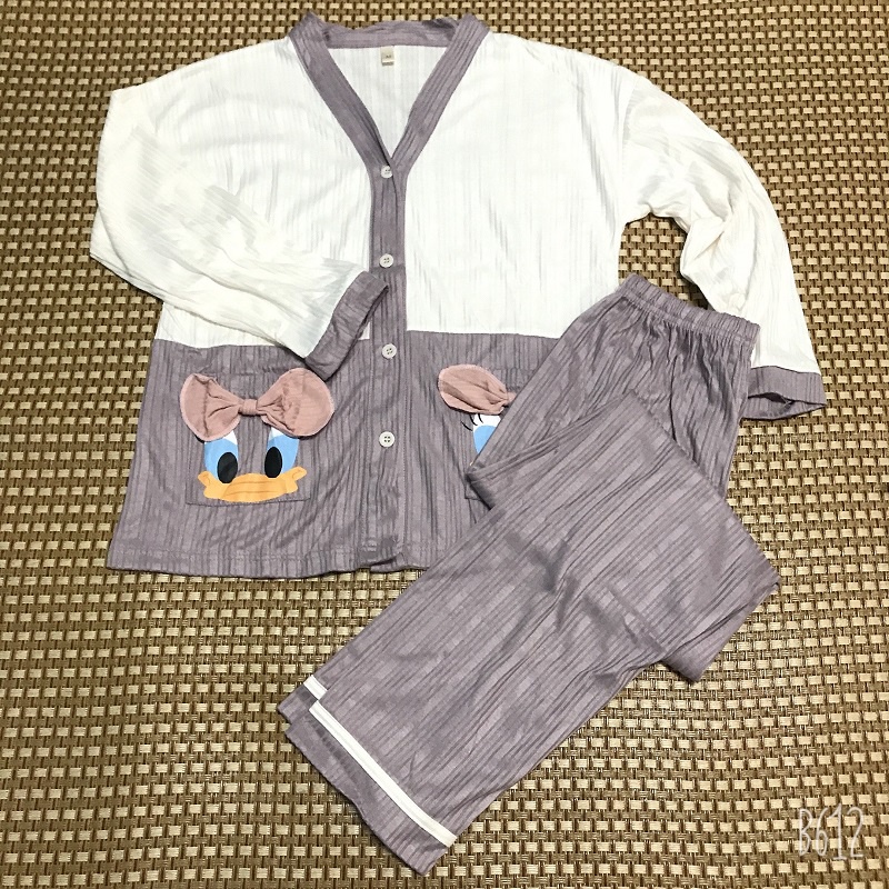 Bộ Pyjama nữ đũi cao cấp Quảng Châu Vịt xanh, Vịt Hồng KMH02 | BigBuy360 - bigbuy360.vn