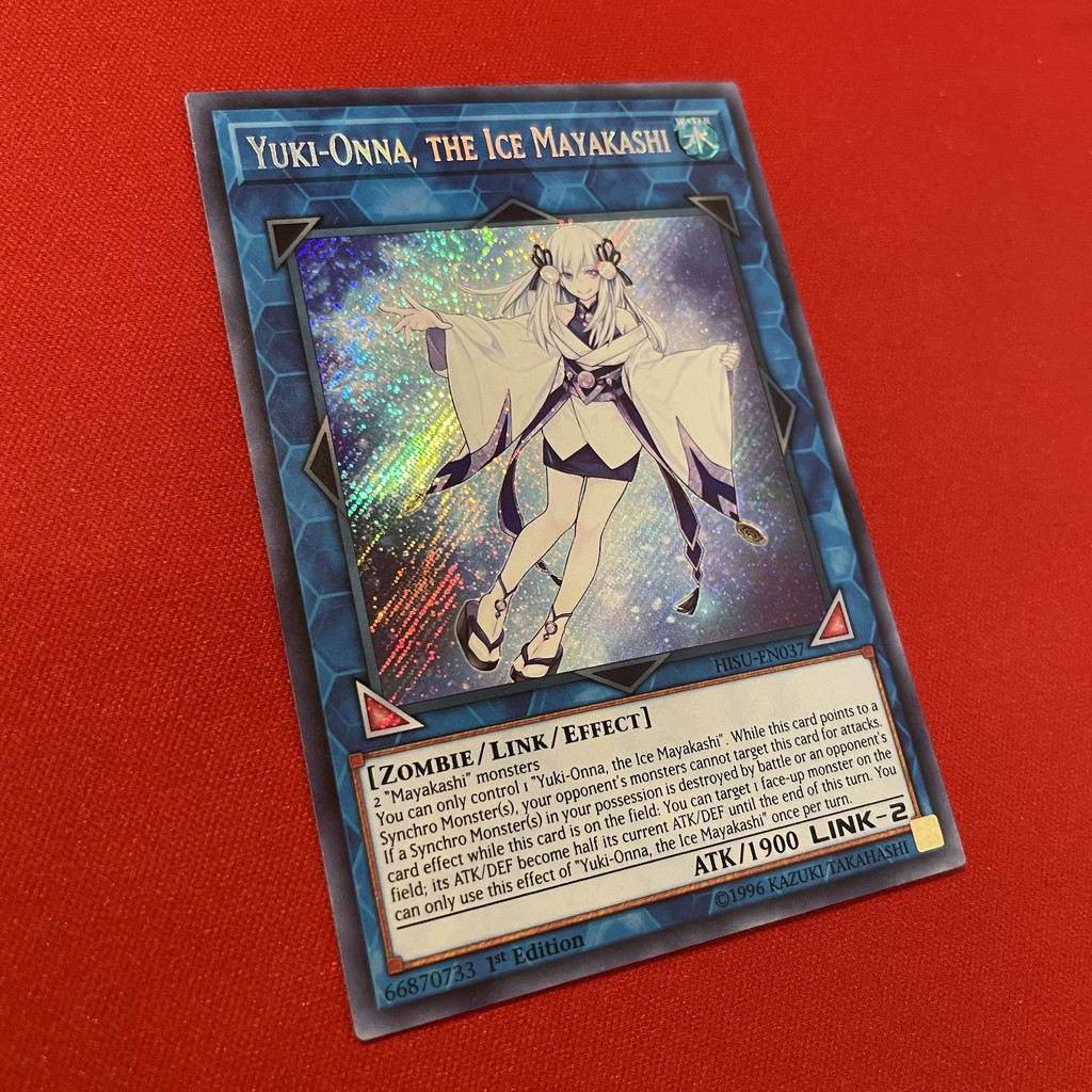 Thẻ Bài Yugioh Chính Hãng] Yuki-Onna, The Ice Mayakashi