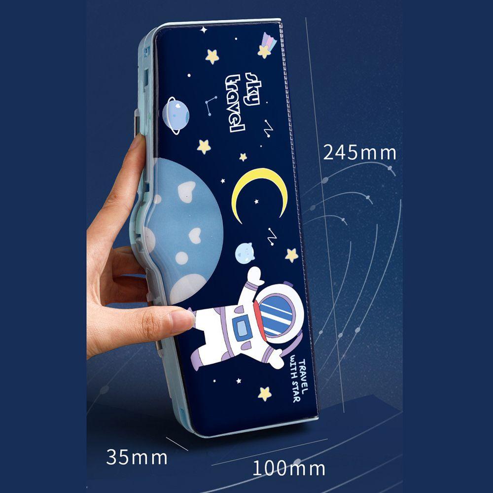 Hộp Đựng Bút Cỡ Lớn Đa Năng Họa Tiết Dễ Thương Tiện Dụng Cho Trường Học / Văn Phòng