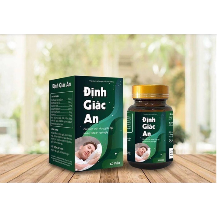 ✅ Định Giấc An ❤️[ CHÍNH HÃNG ] ❤️ Cải thiện chứng mất ngủ hiệu quả