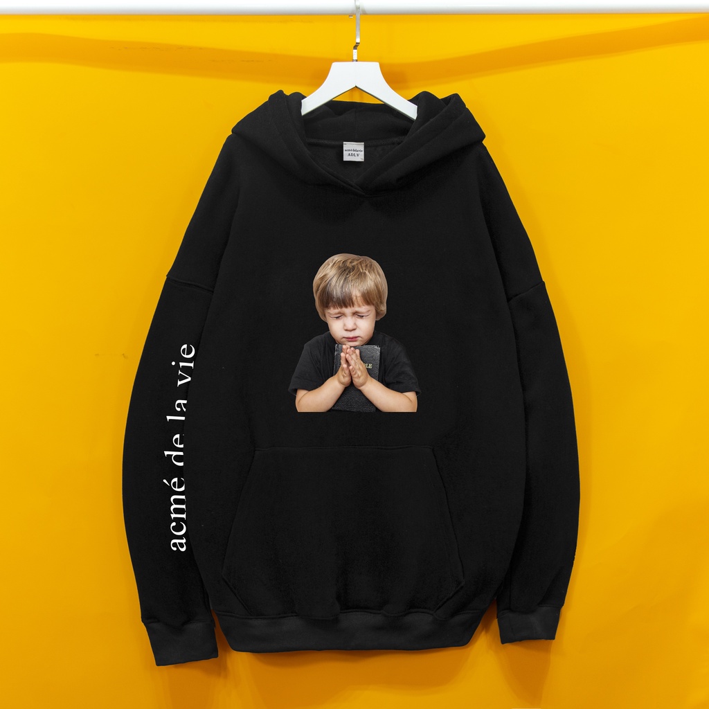 Áo nỉ Hoodie ADLV BÉ CẦU NGUYỆN Hogoto shop , Áo hoodie nam nữ nỉ bông cotton