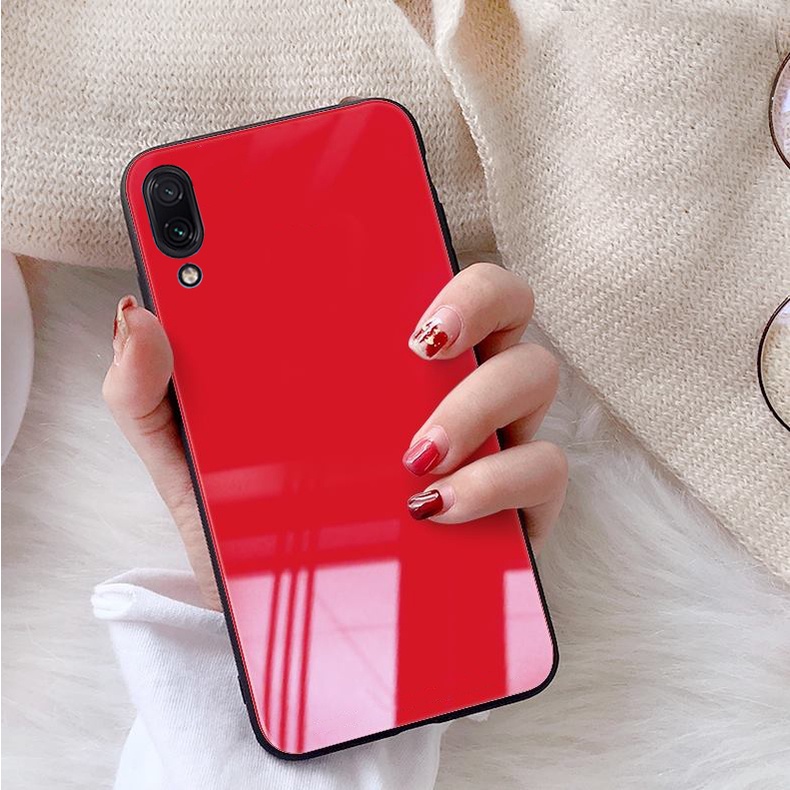Ốp Lưng HUAWEI Y7 Pro Mặt kính gương sáng bóng cao cấp
