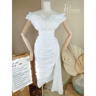 ĐẦM BODY BÈO NGỰC THẢ TÀ (có ảnh thật)