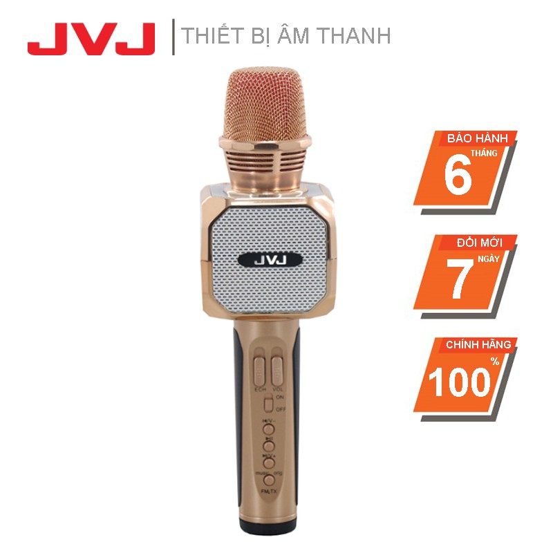Micro không dây Karaoke JVJ SD-10 Bluetooth ( Hồng, Đen )