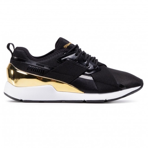 GIày Thể Thao Puma Muse Gold Black/White