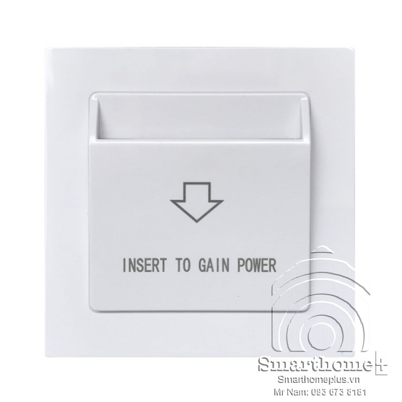 Công Tắc Thẻ Từ Khách Sạn Hình Vuông Công Suất Lớn 60A SHP-KS7 -