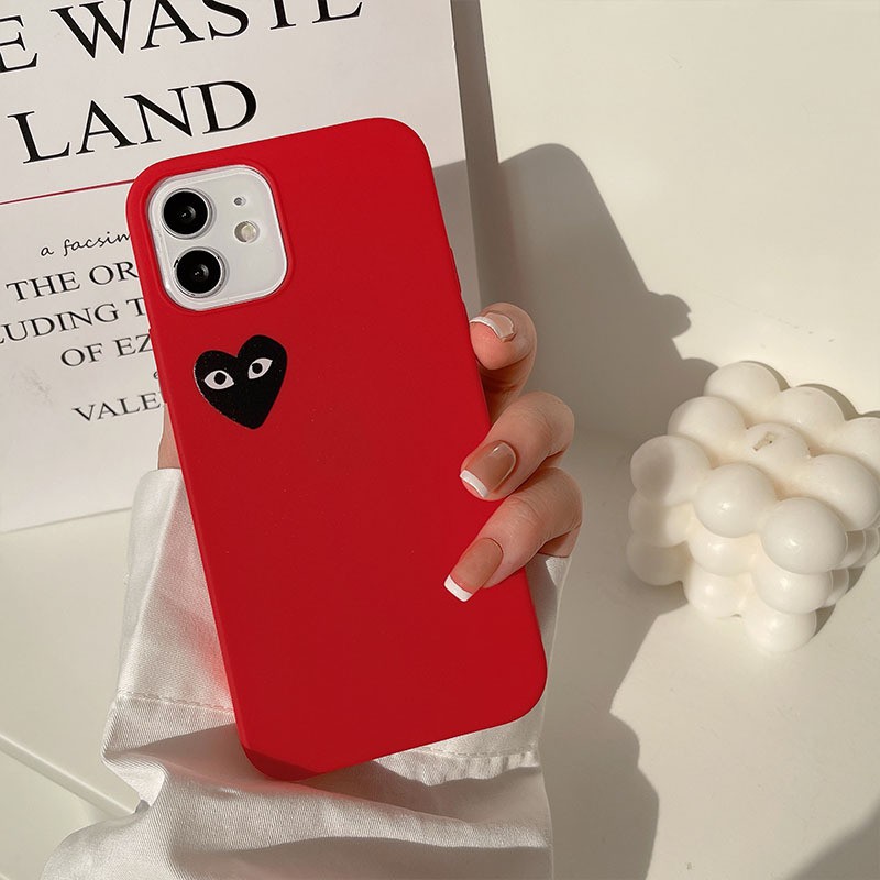 Ốp Điện Thoại Silicon Họa Tiết Đôi Mắt Đỏ Đen Độc Đáo Cho iPhone 14 6s 7 8 Plus X XS XR 11 12 13 PRO Max AT0205