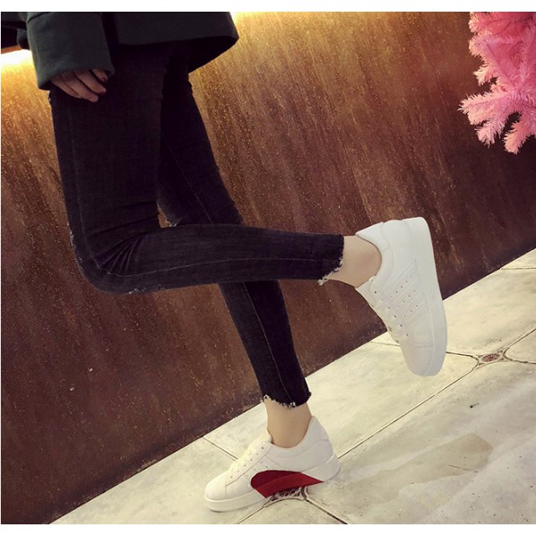 Giày sneakers thể thao nữ in hình trái tim siêu hót Xả kho (Full BOX) | BigBuy360 - bigbuy360.vn